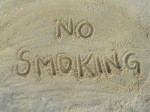 no smoking beach