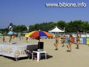 Animazione in spiaggia a Bibione