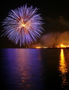 Fuochi d'artificio a Bibione