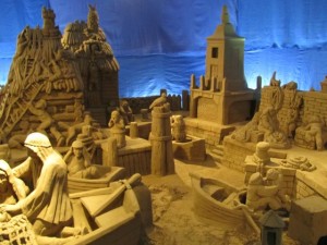 Lignano d'A mare, il presepe di sabbia