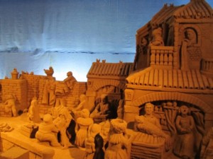 Lignano d'A mare 2011, il presepe di sabbia