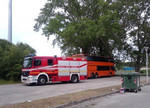 Incendio in Via Stella a Bibione