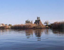 Casoni nella laguna di Caorle