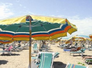 Ombrelloni a Bibione