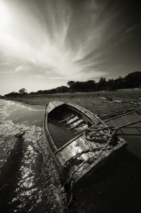 Imbarcazione spiaggiata, Bibione 2009