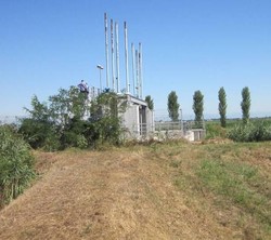 Sbarramento del sale presso il canale Taglio