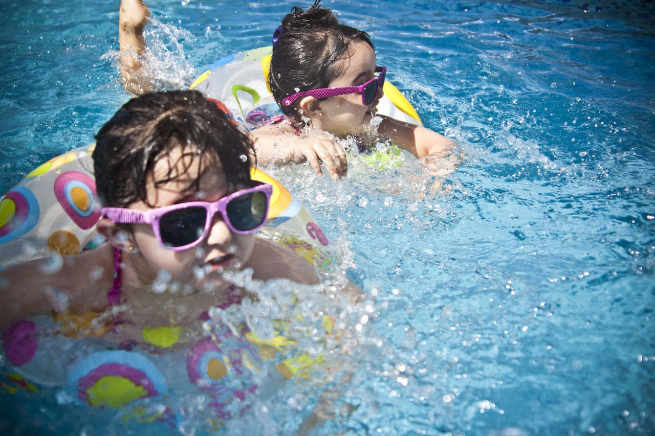 La famiglia in vacanza a Bibione