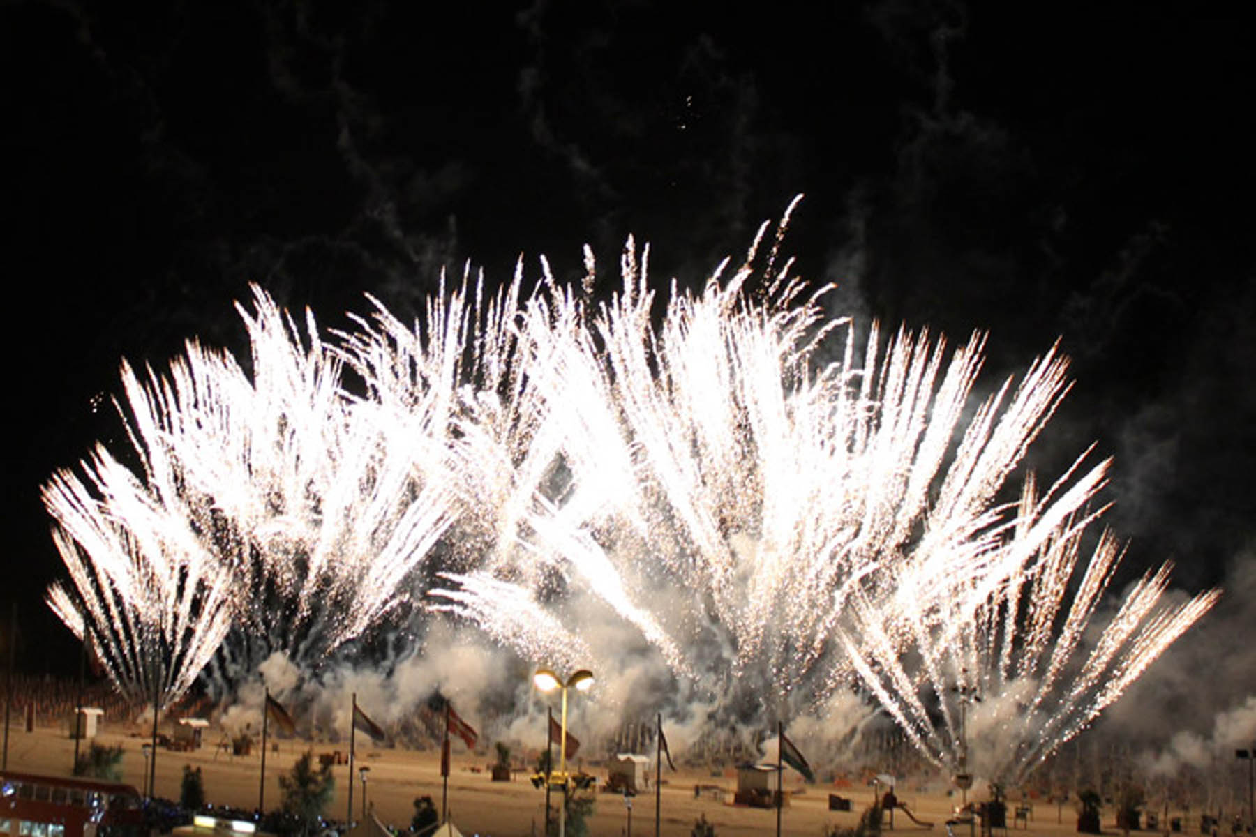 Fuochi d'artificio e spettacolo pirotecnico musicale 2018